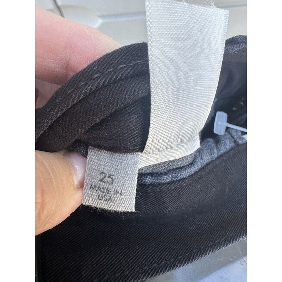 Crippen - Tapered Six Trouser Cropped Pants in Black Sz 25 NWOT - Picture 6 of 14